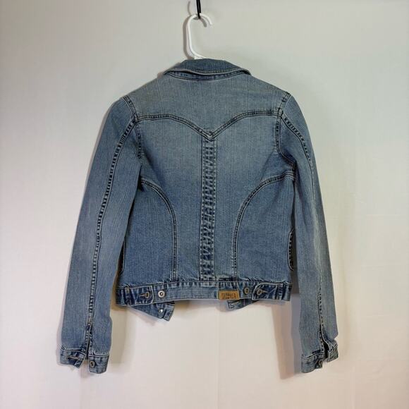 Parasuco Blue Jean Jacket Classic Cropped Design Size XS Bin3 - Picture 2 of 8